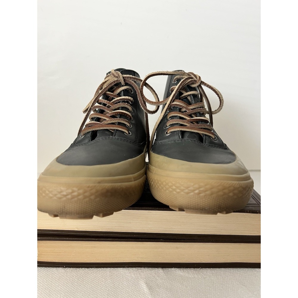 SeaVees Mammoth Boot Sneaker Mens 9 Black Rugged Oil Leather Nice! Durable - Picture 12 of 12